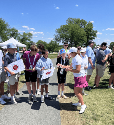 Group of golfers